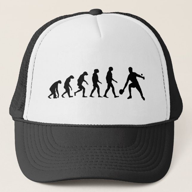 Gorra De Camionero Evolución del ping-pong (Anverso)