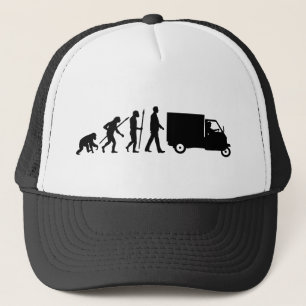 Gorra De Camionero Evolución of usted Piaggio Ape mini transporter