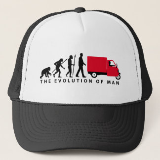 Gorra De Camionero Evolución of usted Piaggio Ape mini transporter