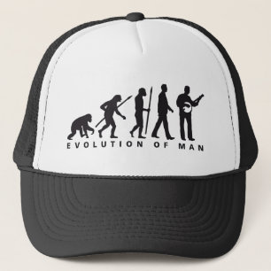 Gorra De Camionero evolution of usted banjo player