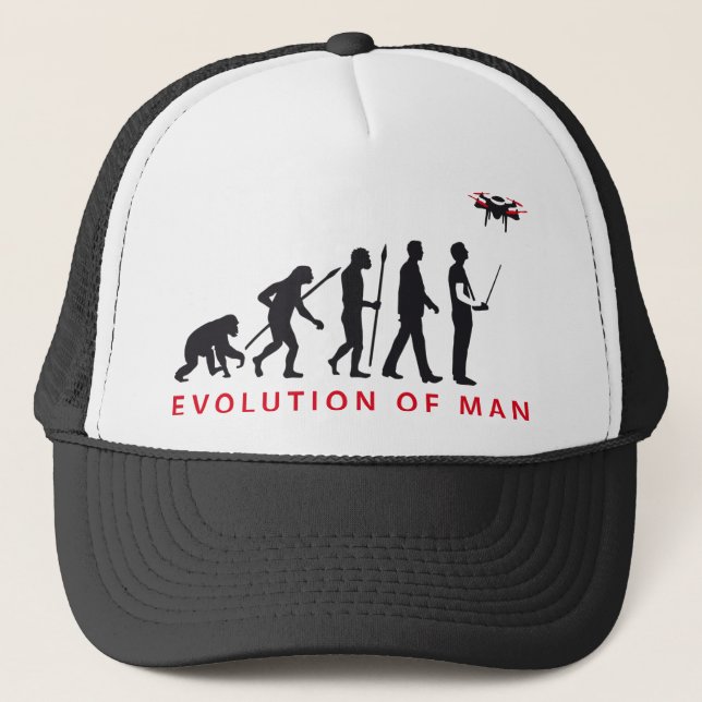 Gorra De Camionero evolution of usted controlling drone (Anverso)
