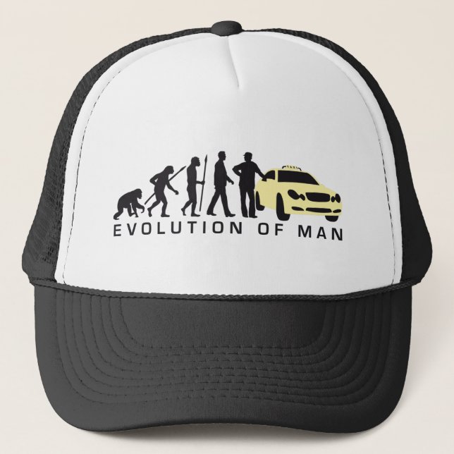 Gorra De Camionero evolution of usted taxi driver (Anverso)