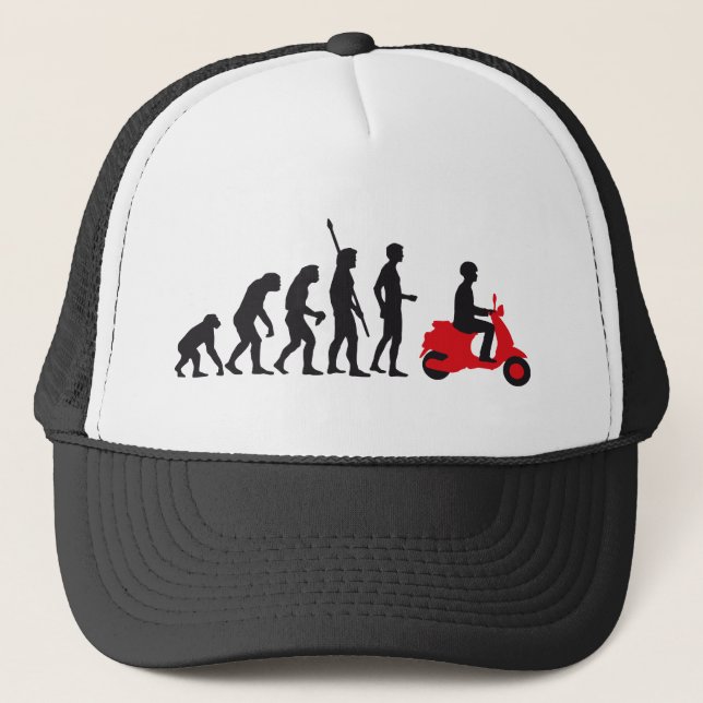 Gorra De Camionero evolution scooter (Anverso)