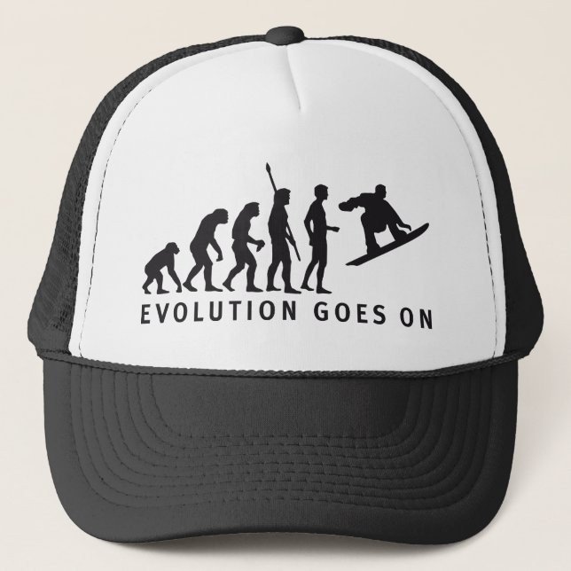Gorra De Camionero evolution snowboard (Anverso)