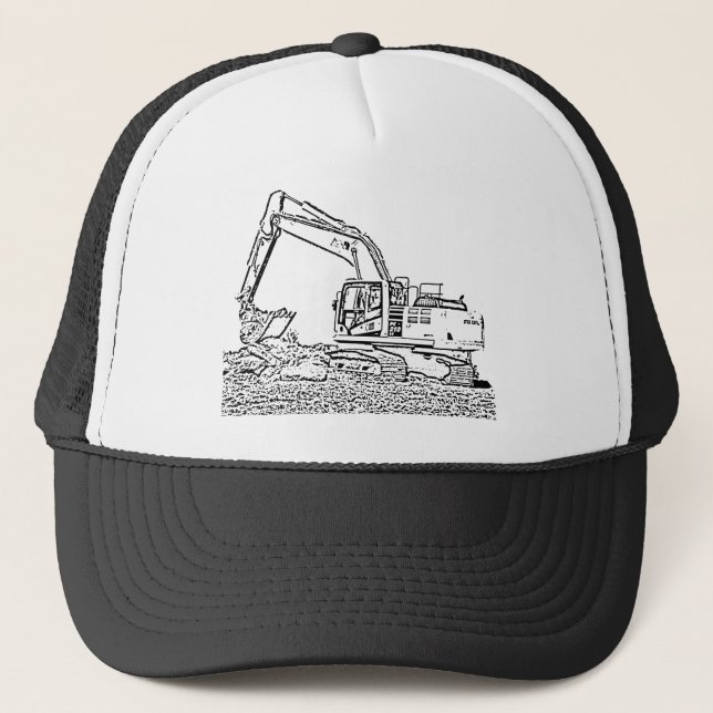 Gorra De Camionero Excavador (Anverso)