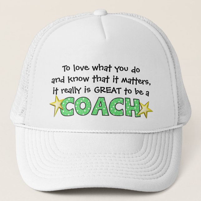 Gorra De Camionero Excelente ser un tapón COACH (Anverso)