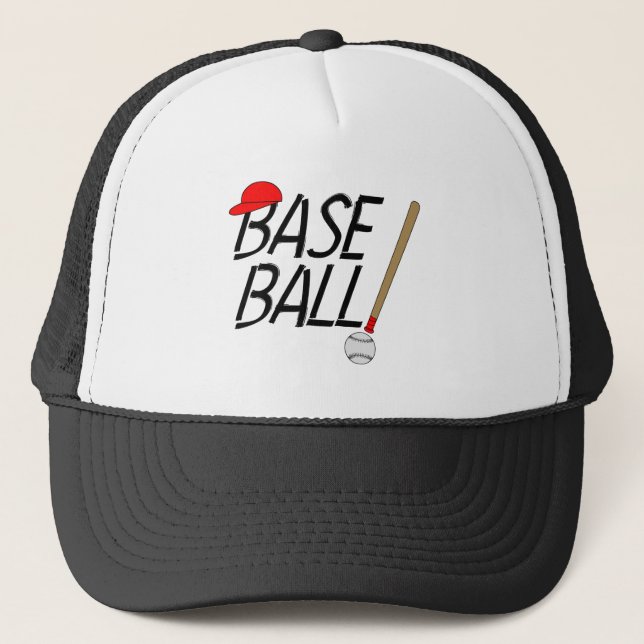 Gorra De Camionero Exclamación de béisbol (Anverso)
