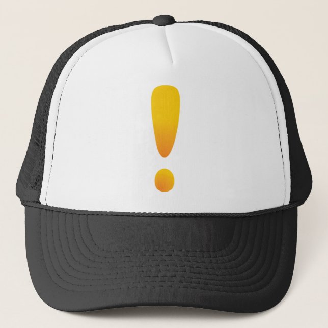 Gorra De Camionero Exclamación de NPC (Anverso)