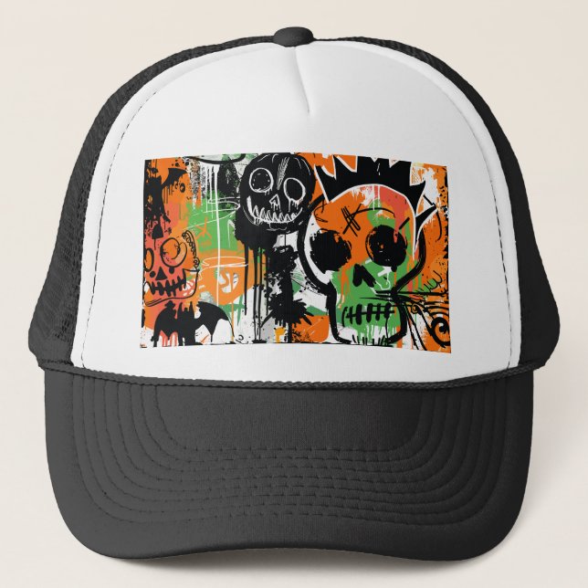 Gorra De Camionero ExDesigner | Personalización | Halloween (Anverso)