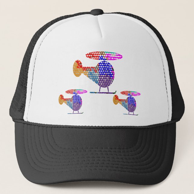 GORRA DE CAMIONERO EXHIBICIÓN DEL HELICÓPTERO (Anverso)