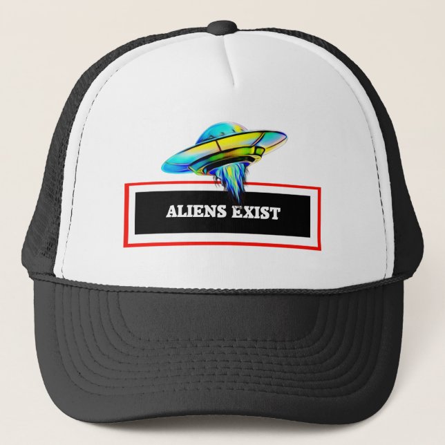 Gorra De Camionero Existir extranjeros (Anverso)