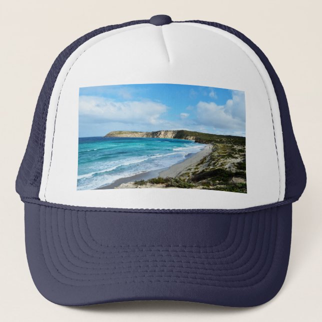 Gorra De Camionero Expectativas de playa, (Anverso)