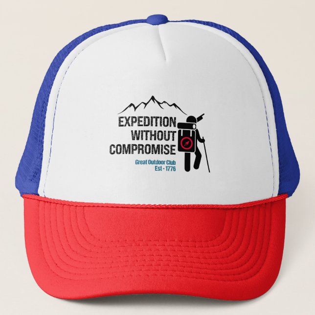 Gorra De Camionero Expedición sin compromiso.w (Anverso)