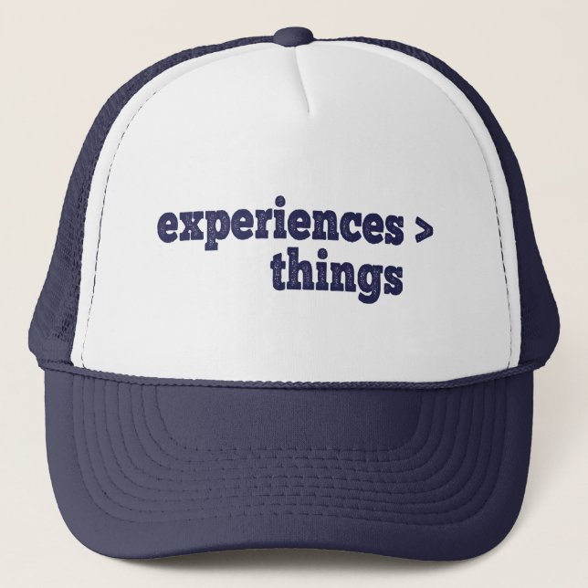Gorra De Camionero Experiencias > Cosas (Anverso)