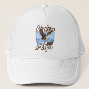 Gorra De Camionero Explora los Alpes