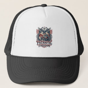 Gorra De Camionero Explorador de Carretera del Desierto Patriótico