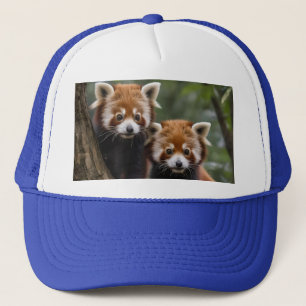 Gorra De Camionero "Exploradores de la cubierta del árbol: Pandas roj