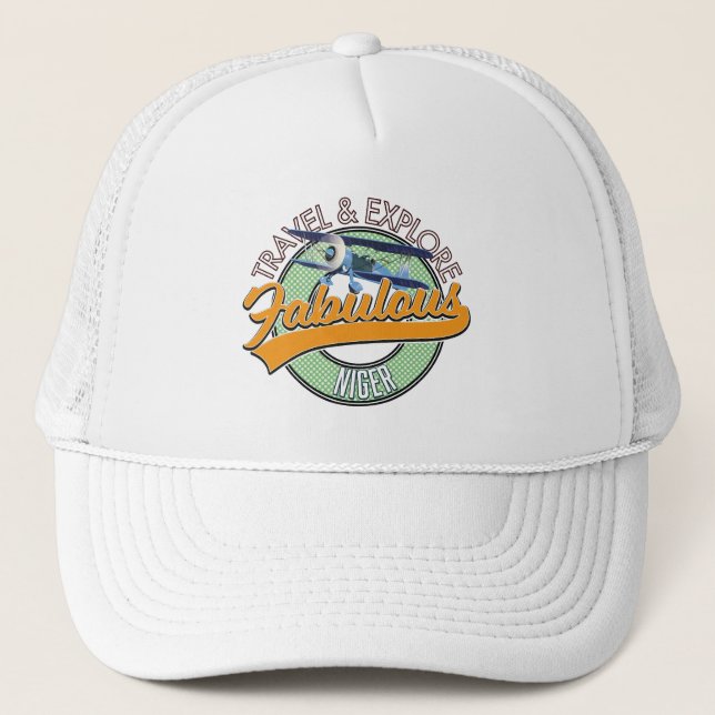 Gorra De Camionero explorar el fabuloso logo de Níger (Anverso)