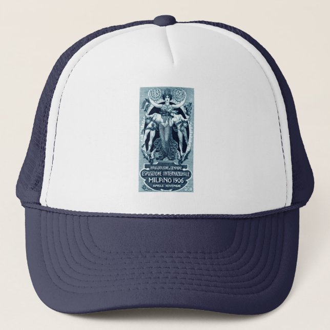 Gorra De Camionero Exposición Internacional de Milán de 1906 (Anverso)