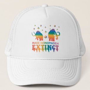 Gorra De Camionero Extinge la homofobia - Elefante arcoiris LGBTQ