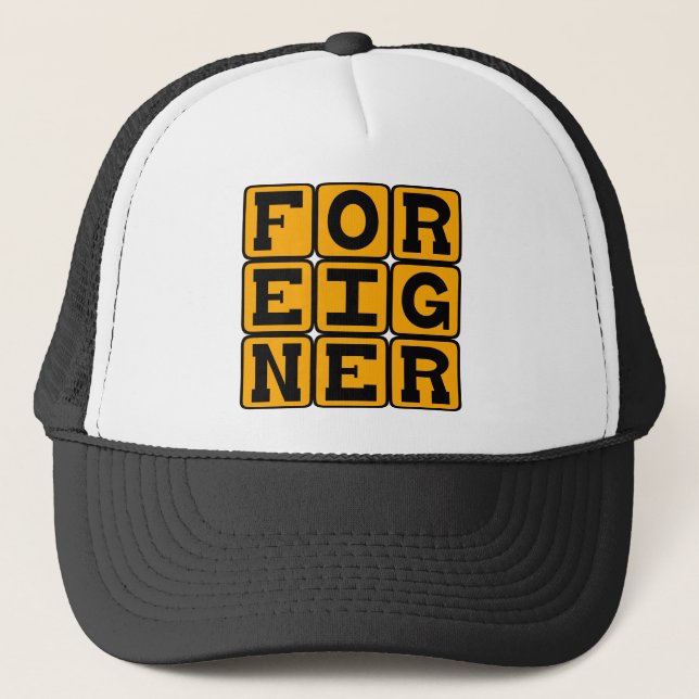 Gorra De Camionero Extranjero, Forastero (Anverso)