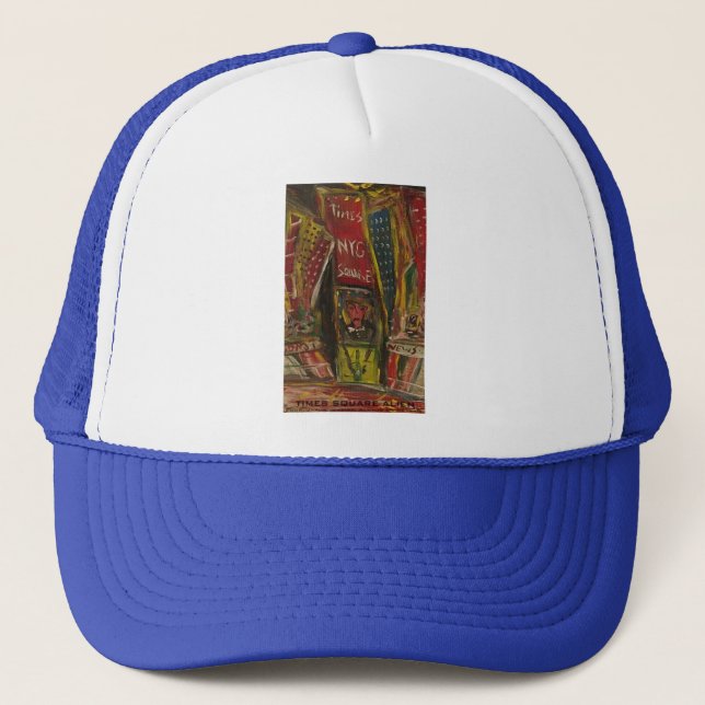 Gorra De Camionero extraterrestre de Times Square (Anverso)