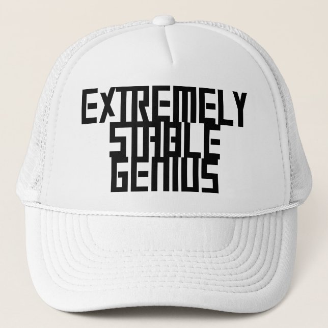 Gorra De Camionero Extremely Stable Genius (Anverso)