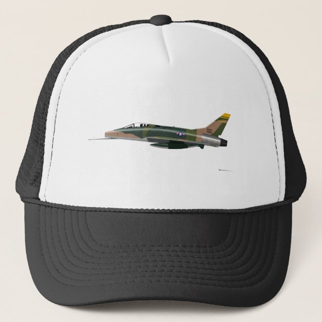 Gorra De Camionero F-100 norteamericano SABRE estupendo 41851 (Anverso)