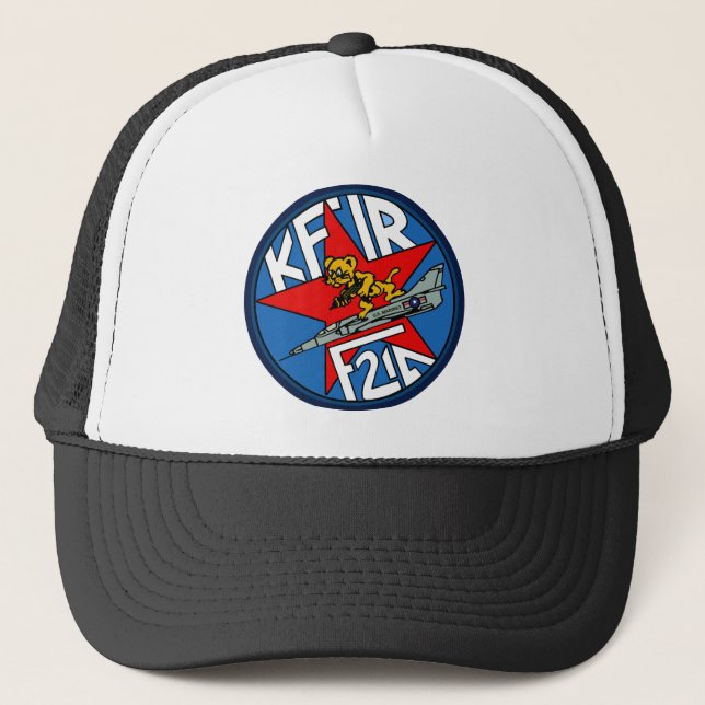 Gorra De Camionero F-21 Kfir (Anverso)
