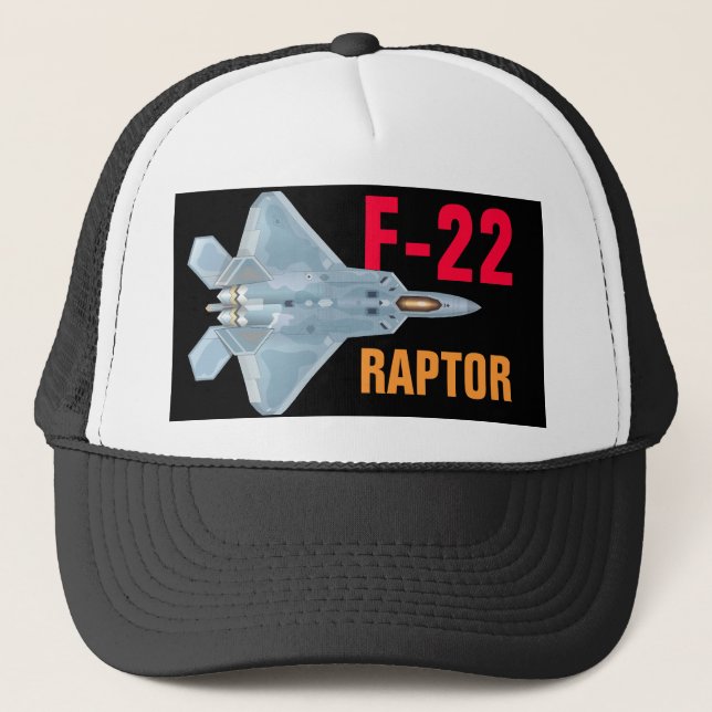 GORRA DE CAMIONERO F-22 RAPTOR (Anverso)