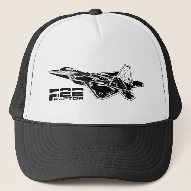 GORRA DE CAMIONERO F-22 RAPTOR (Anverso)