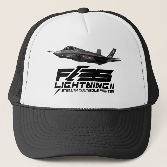 Gorra De Camionero F-35 relámpago II (Anverso)