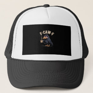 Gorra De Camionero F Caw F Café Cuervo Gótico Cuervo Divertido Hallow