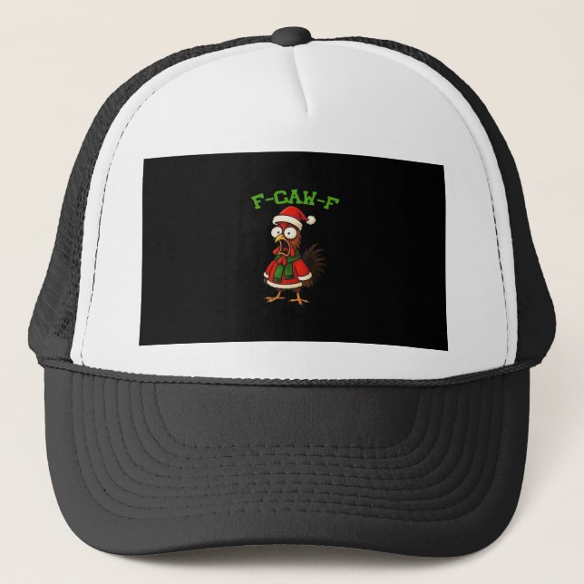 Gorra De Camionero F-Caw-F Chicken Classic Retro Graphic (Anverso)