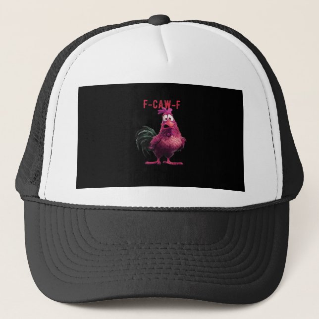 Gorra De Camionero F-Caw-F-Chicken Essential Aesthetic Unique (Anverso)