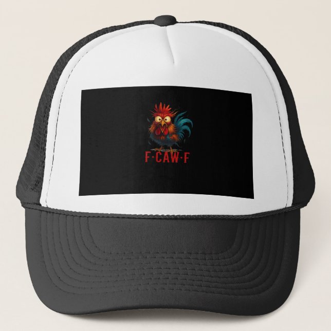 Gorra De Camionero F-Caw-F Chicken Essential Basic Style (Anverso)
