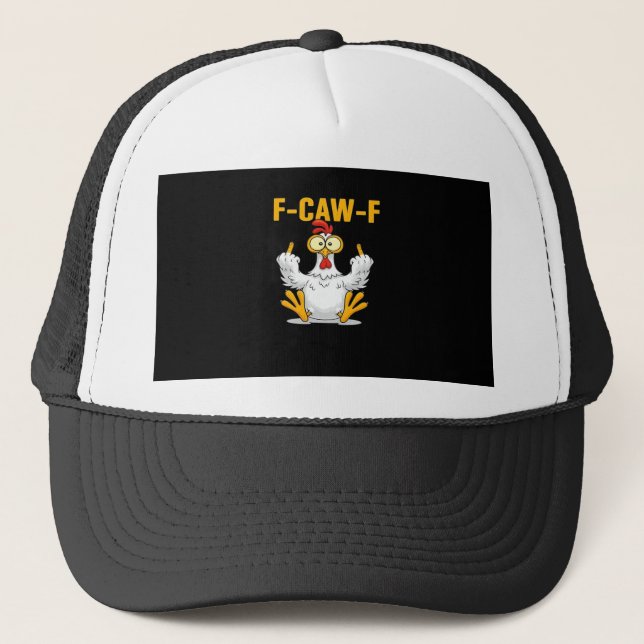 Gorra De Camionero F-Caw-F-Chicken Essential Funny Trendy (Anverso)