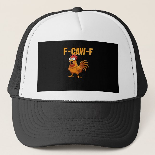 Gorra De Camionero F-Caw-F-Chicken Essential Simple Design (Anverso)