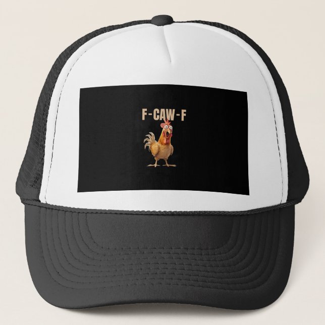 Gorra De Camionero F-Caw-F Chicken Vintage Style (Anverso)