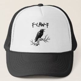 Gorra De Camionero F-Caw-F Crow Raven Pun