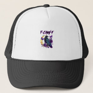 Gorra De Camionero F-Caw-F Cuervo divertido Cuervo Temporada espeluzn