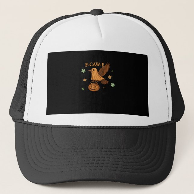 Gorra De Camionero F-Caw-F Halloween Retro Classic (Anverso)