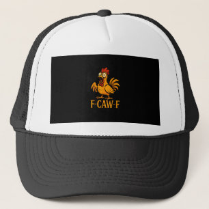 Gorra De Camionero F-Caw-F Humor Divertido de Pollo Meme de Pollo L