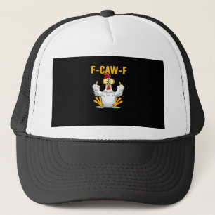 Gorra De Camionero F-Caw-F-Pollo Esencial Divertido Moderno