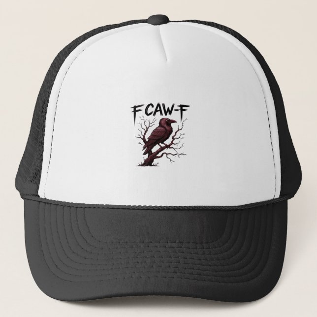 Gorra De Camionero F-Caw-F Raven Classic (Anverso)