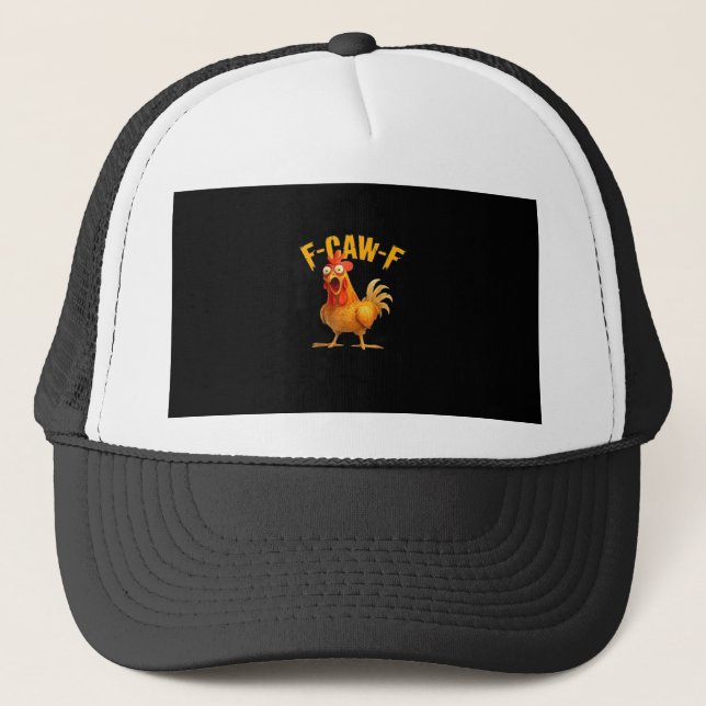 Gorra De Camionero F-Caw-F Retro Clásico (Anverso)