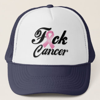 Gorra De Camionero F*CK Camisetas de cáncer de mama