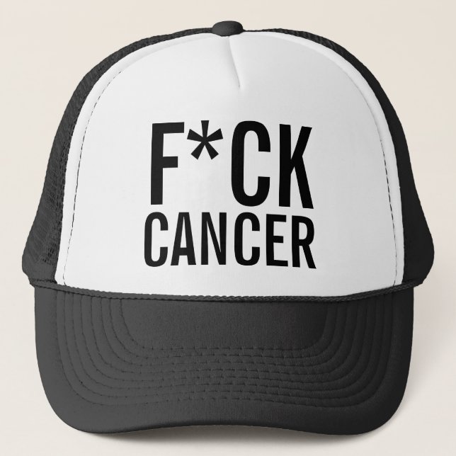 GORRA DE CAMIONERO F*CK CÁNCER (Anverso)
