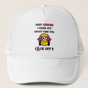 Gorra De Camionero F#CK OFF... Cáncer de mama