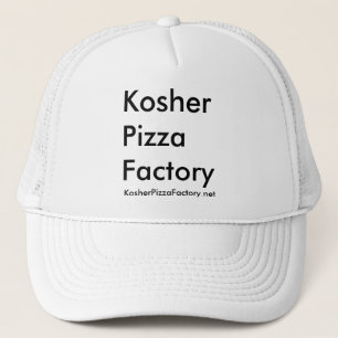 Gorra De Camionero Fábrica kosher de la pizza